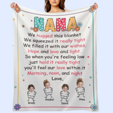 Feel Our Love Within It Nana - Couverture personnalisée - Cadeau d'anniversaire de la fête des mères pour grand-mère, Nana, maman